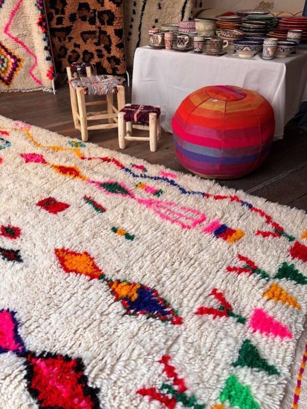Tapis berbère Lumineux en laine