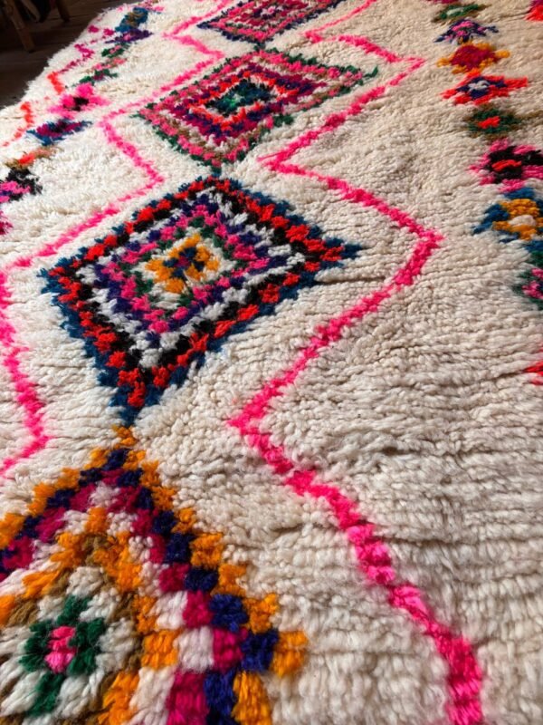 Tapis Berbère en laine - éclat de lumières