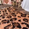 Tapis berbère en laine léopard