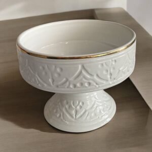 Coupe Fruits Empreinte blanc Or