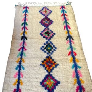 Tapis Berbère Bleu Métallique