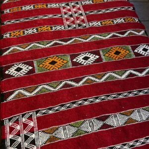 Kilim Couloir Berbère Rouge — Tapis Runner