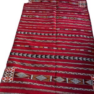 Kilim Berbère Rouge Grenat MONTPELLIER