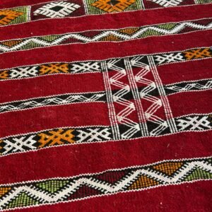 Kilim Berbère Rouge Grenat MONTPELLIER