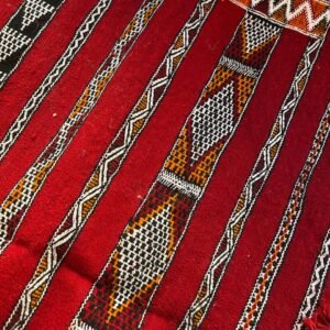 Kilim Berbère Rouge Grenat MONTPELLIER